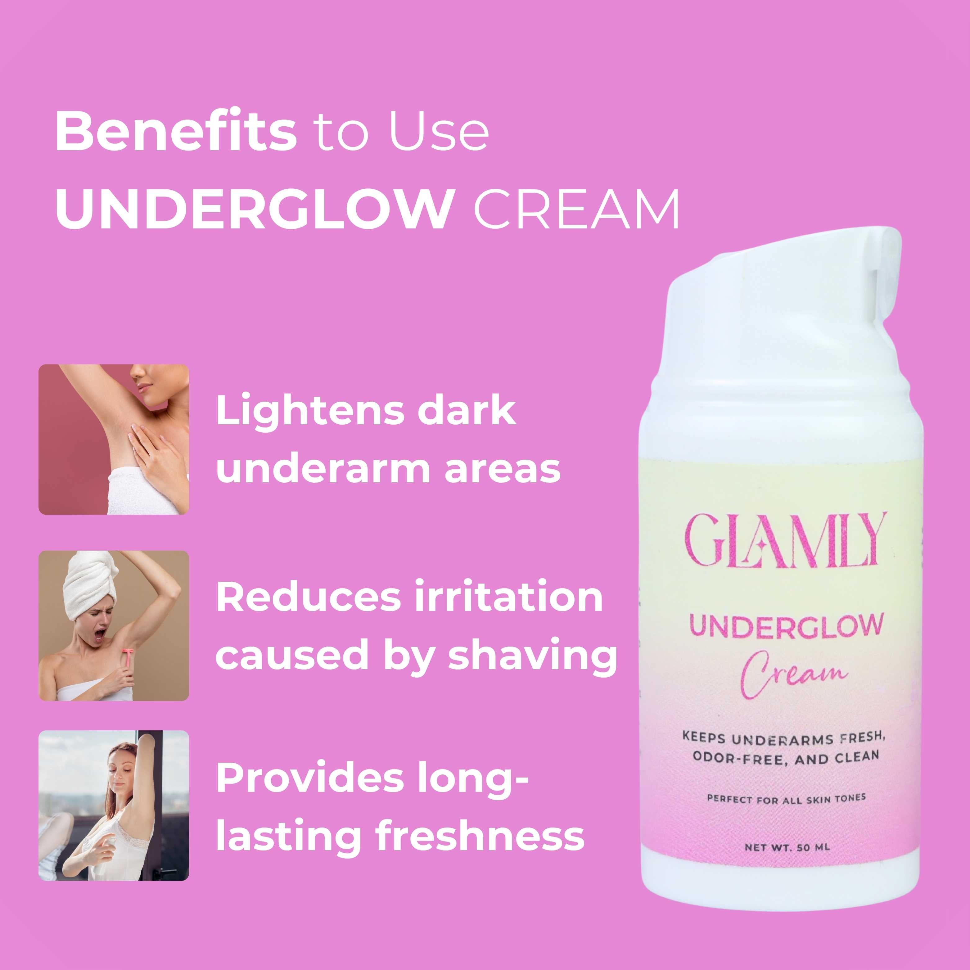 Underarm Glow Cream Bright and Fresh Skin