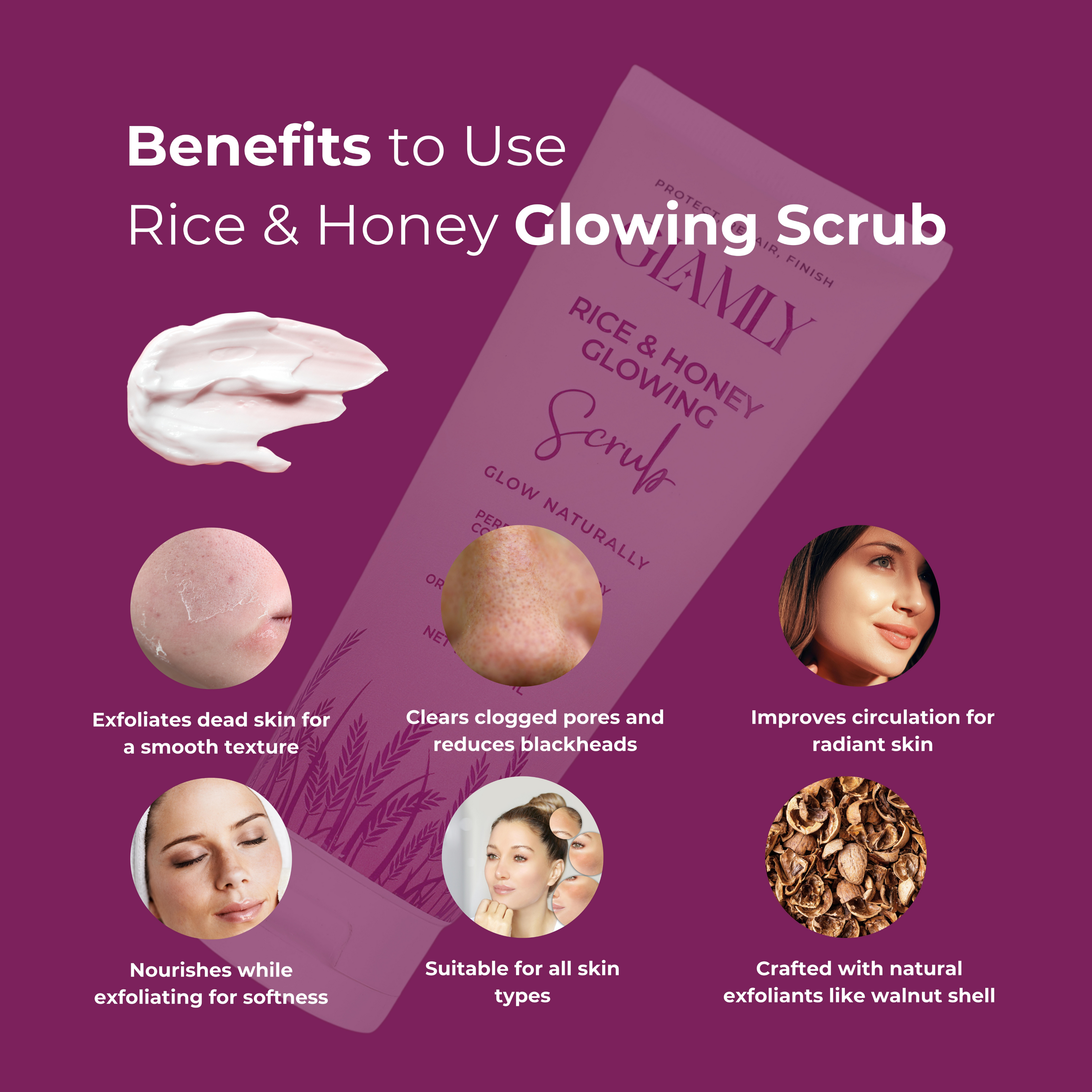 Rice and Honey Glowing Scrub