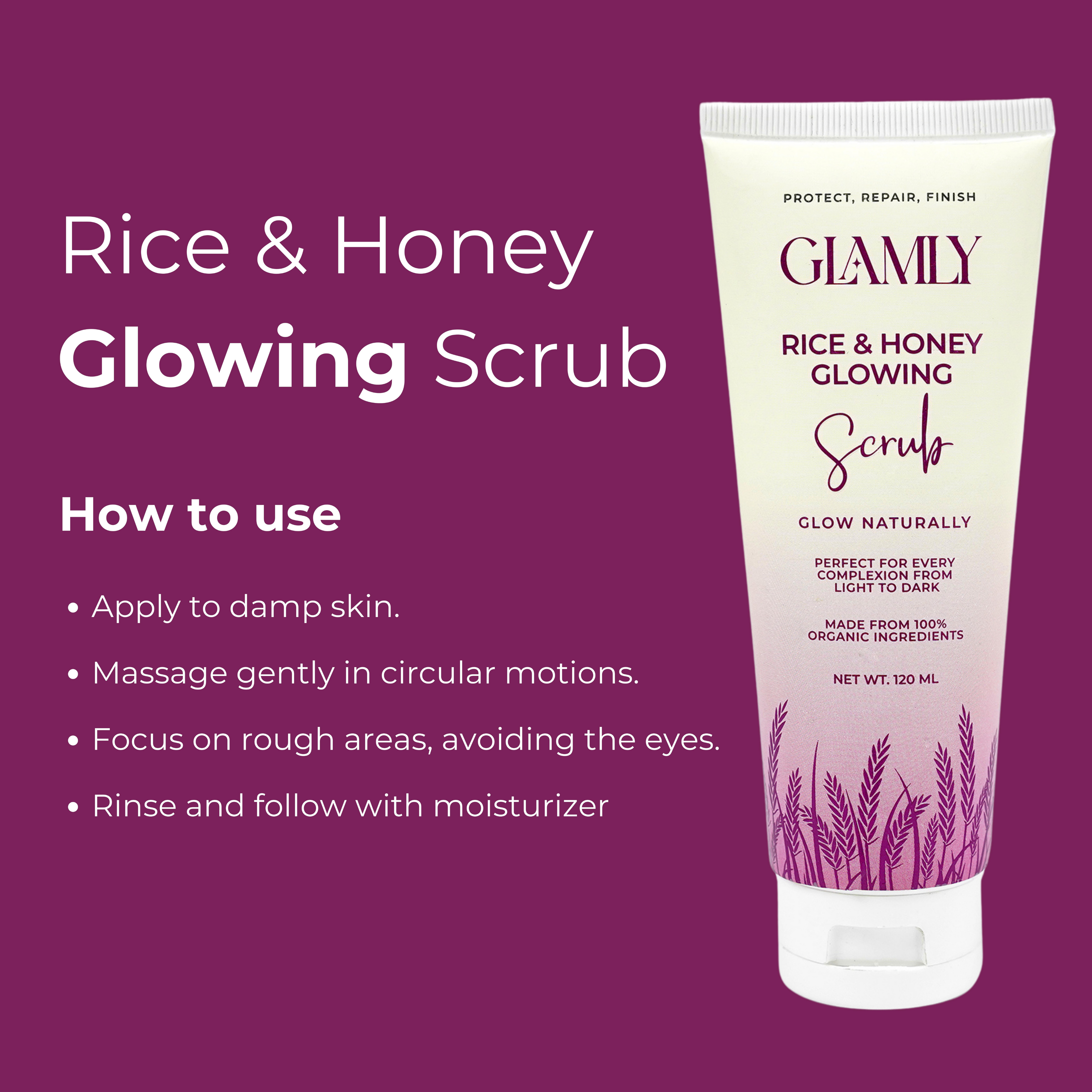 Rice and Honey Glowing Scrub
