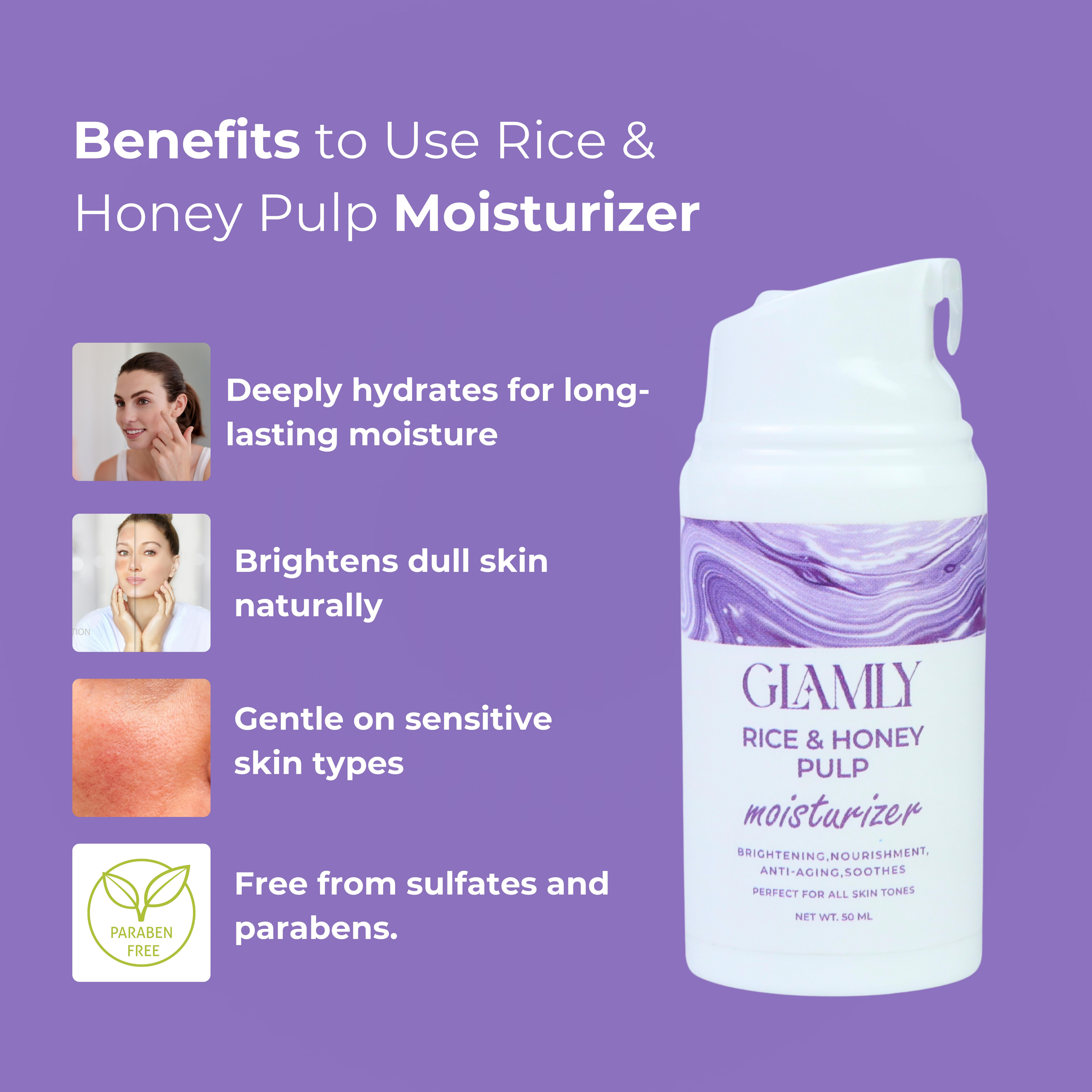Rice and Honey Pulp Moisturizer
