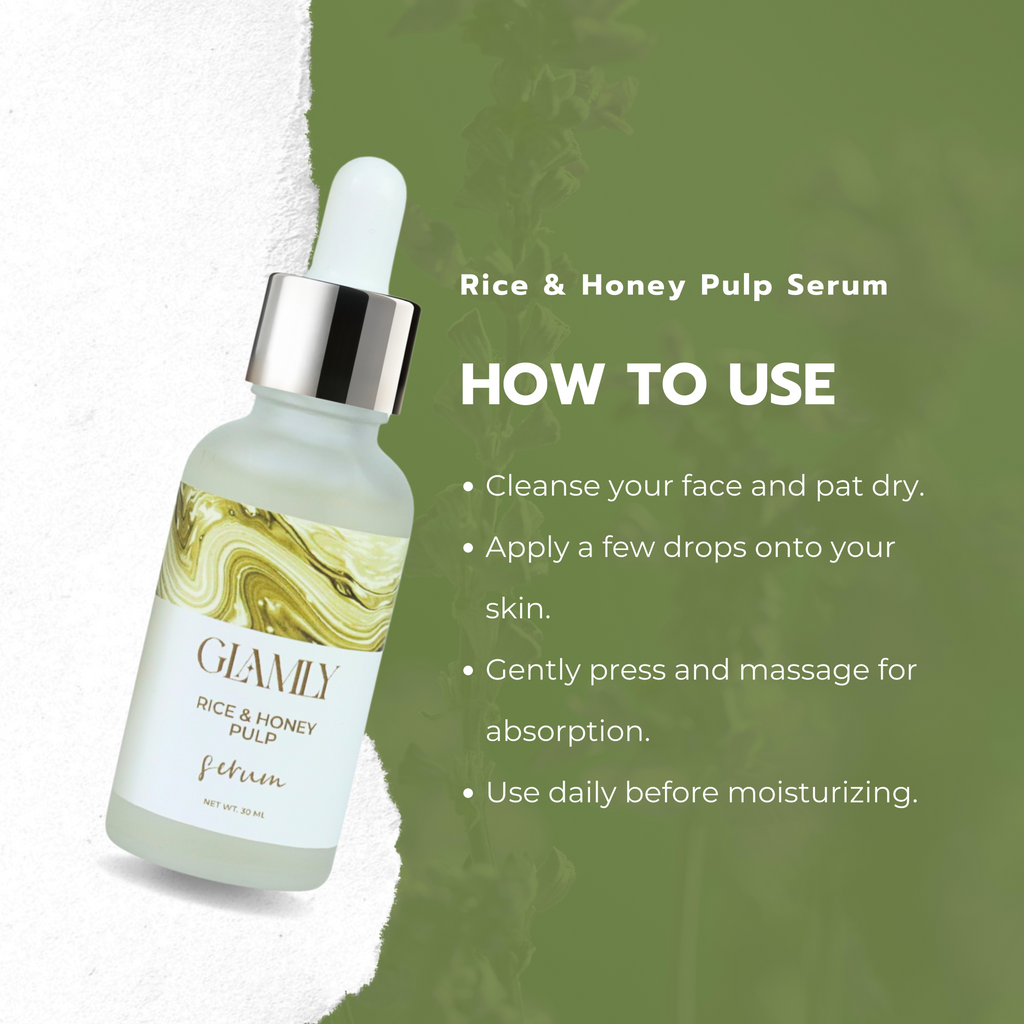 Glamly Rice and Honey Pulp Serum